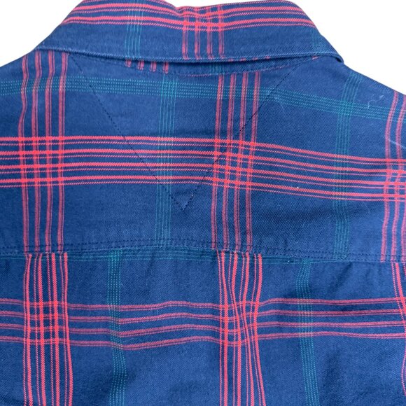 EUC Men's TOMMY HILFIGER Custom Fit Tartan Plaid Button-Down | Size L - Picture 6 of 11